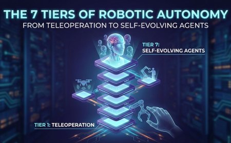 The 7 Tiers of Robotic Autonomy: From Teleoperation to Self-Evolving Agents