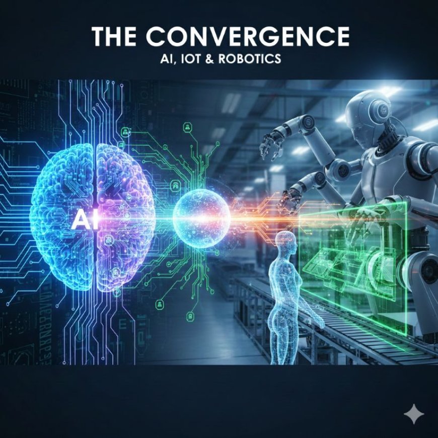The Convergence: How AI, IoT, and Robotics are Rebuilding the Modern Factory