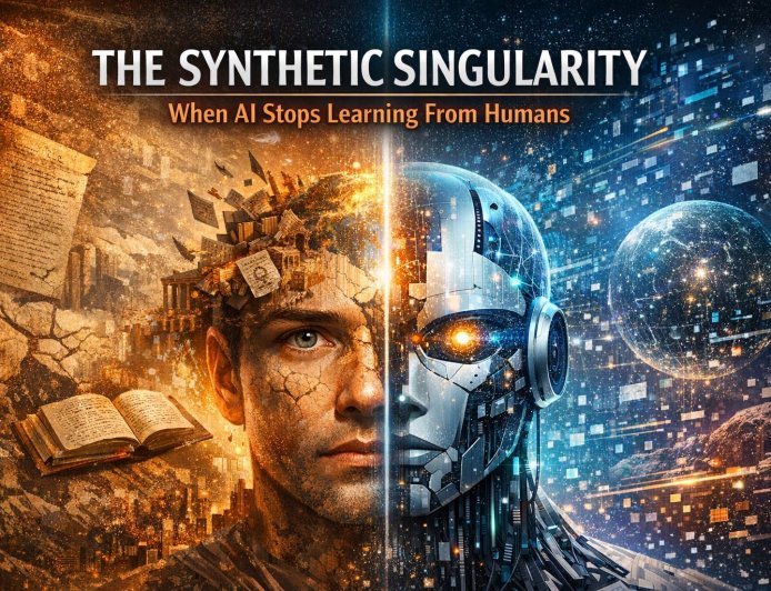 The Synthetic Singularity: When AI Stops Learning From Humans