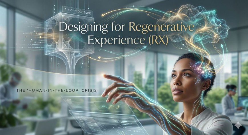 The "Human-in-the-Loop" Crisis: Designing for Regenerative Experience (RX)