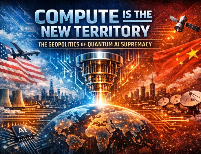 Compute Is the New Territory: The Geopolitics of Quantum AI Supremacy