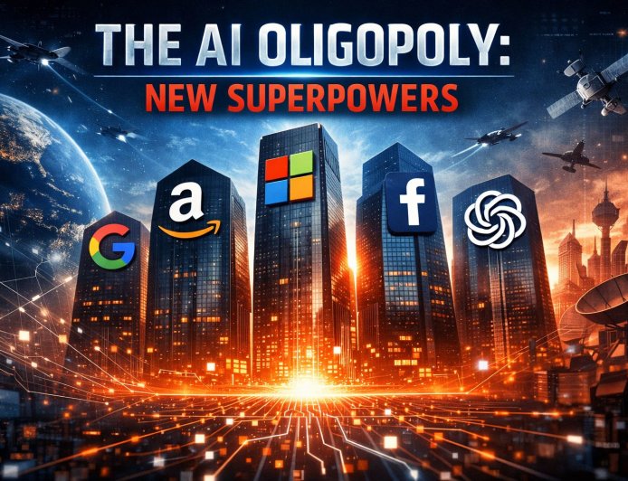 The AI Oligopoly: How 5 Companies Quietly Became the New Superpowers