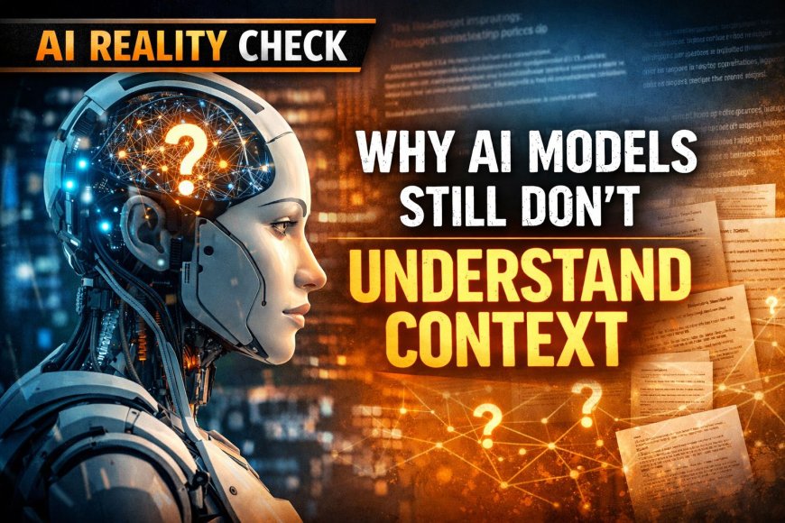 AI Reality Check: Why AI Models Still Don’t Understand Context