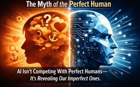 The Myth of the Perfect Human — And Why AI’s Critics Keep Comparing It to a Fantasy