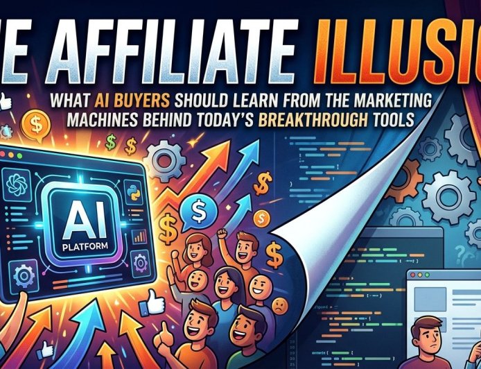 The Affiliate Illusion: What AI Buyers Should Learn From the Marketing Machines Behind Today’s “Breakthrough” Tools
