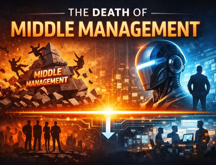 The Death of Middle Management: Automation’s Quiet Restructuring of Organizations