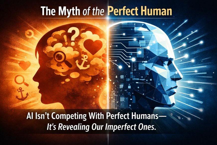 The Myth of the Perfect Human — And Why AI’s Critics Keep Comparing It to a Fantasy